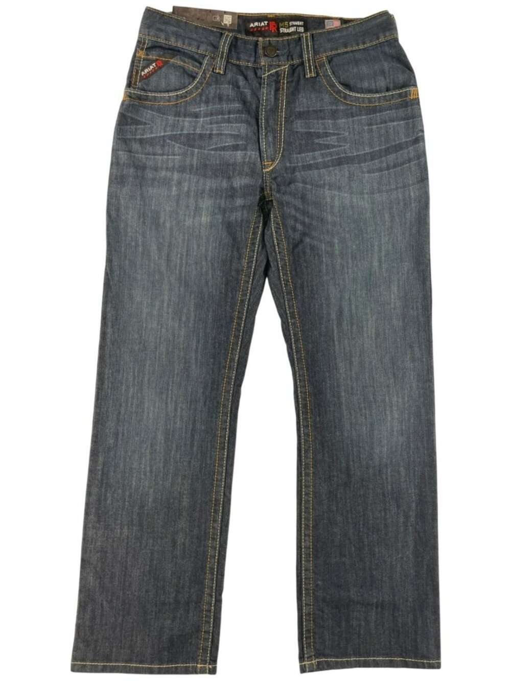 Ariat M5 Flame-Resistant Straight Fit Blue Jeans DuraStretch Men's Sz 32x32 NEW